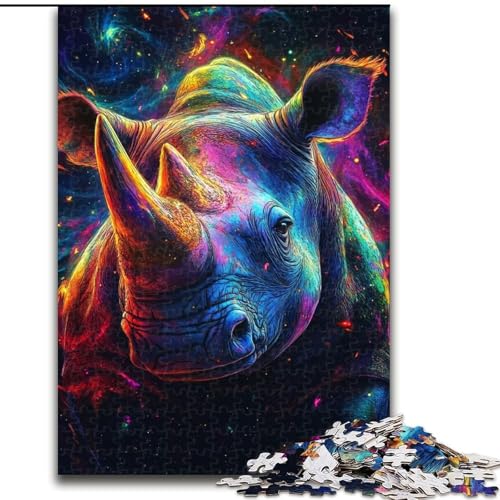 Galaxy Rhino Puzzles für 1000 Teile aus Holz, anspruchsvolles Denkspiel für Teenager, Spaß für den Spieleabend mit der Familie, Größe 50x75cm Galaxy Rhino Puzzles für 1000 Teile aus Holz, anspruchsvolles Denkspiel für Teenager, Spaß für den Spieleabend mit der Familie, Größe 50x75cm von LYXIANY