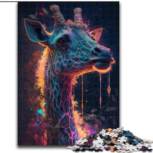 Giraffen-Mal-Puzzle für Erwachsene, 1000 Puzzles für Erwachsene, Spaß für zu Hause, Geburtstagsgeschenk, Reisegeschenk, Größe 50x75cm Giraffen-Mal-Puzzle für Erwachsene, 1000 Puzzles für Erwachsene, Spaß für zu Hause, Geburtstagsgeschenk, Reisegeschenk, Größe 50x75cm von LYXIANY