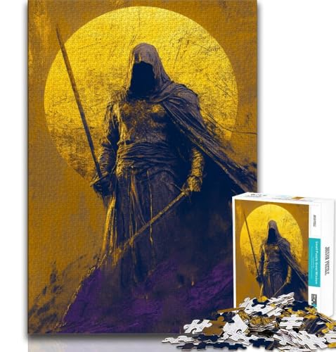 Golden Knights 1000-teiliges Puzzle für Erwachsene und Jugendliche, entspannendes intellektuelles Lernspielzeug, perfekte Dekoration (38x26cm) von LYXIANY