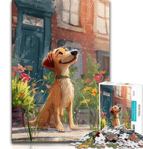 Golden Retriever-Puzzle für Erwachsene, 1000-teiliges Puzzle, Denkspiel, Wanddekoration, einzigartige Geburtstags, 38x26cm Golden Retriever-Puzzle für Erwachsene, 1000-teiliges Puzzle, Denkspiel, Wanddekoration, einzigartige Geburtstags, 38x26cm von LYXIANY