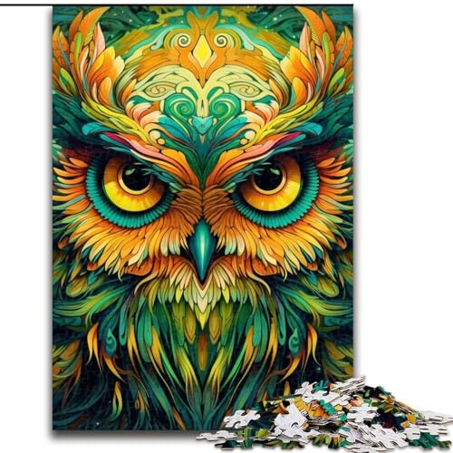 Green Owl 1000-teiliges Puzzle, anspruchsvolles Denkspiel für Teenager, 26x38cm Green Owl 1000-teiliges Puzzle, anspruchsvolles Denkspiel für Teenager, 26x38cm von LYXIANY