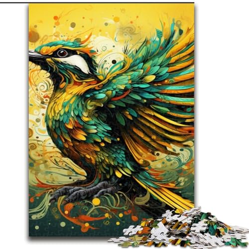 Green Sparrow Puzzle, 1000 Teile, für Erwachsene, Holzpuzzle für Erwachsene, ideal für Familienspaß, Entspannung, 50x75cm Green Sparrow Puzzle, 1000 Teile, für Erwachsene, Holzpuzzle für Erwachsene, ideal für Familienspaß, Entspannung, 50x75cm von LYXIANY