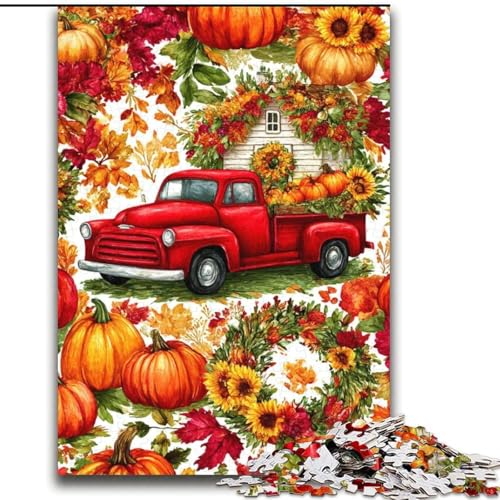 Halloween-Auto-Puzzles für Erwachsene, 2000 Puzzles, Lernspiele, Heimdekoration, Geschenk für die ganze Familie (70x100cm) von LYXIANY