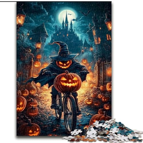 Halloween-Hexen-Puzzle für Erwachsene, 1000 Teile, Spielzeug, Lernspiele, Stressabbau, einzigartige Geburtstags- und Geschenkideen (50x75cm) von LYXIANY