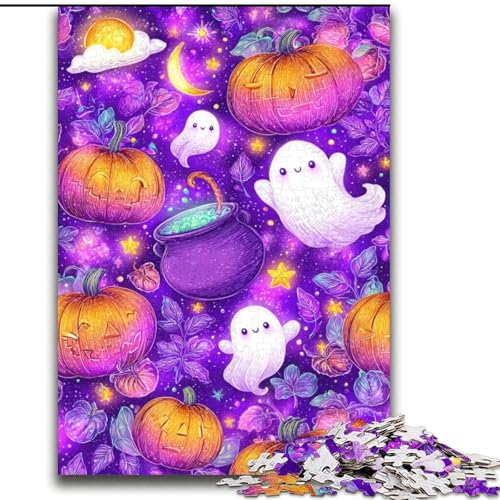 Halloween-Puzzles für Erwachsene und Teenager, anspruchsvolles Spiel und Lernspiel für die ganze Familie zum Geburtstag, Weihnachten (70x100cm) von LYXIANY