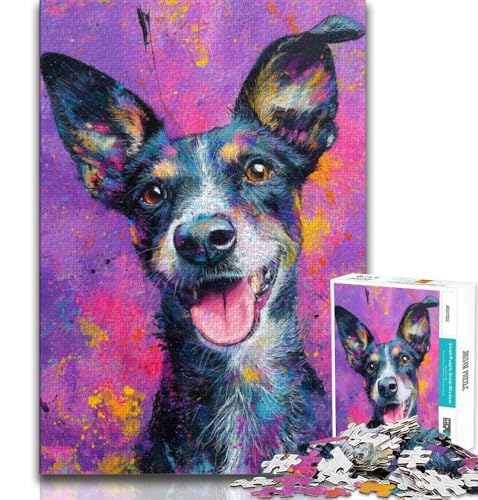 Happy Dog 1000-teiliges Puzzle für Erwachsene und Jugendliche, Quizspiel, Wanddekoration, einzigartige Geburtstags, 50x75cm Happy Dog 1000-teiliges Puzzle für Erwachsene und Jugendliche, Quizspiel, Wanddekoration, einzigartige Geburtstags, 50x75cm von LYXIANY