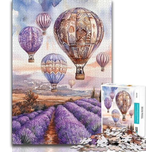 Heißluftballon-Puzzle 1000 Teile für Erwachsene und Jugendliche, Spielzeug, Lernspiele, Stressabbau, tolle Geschenke und Spielzeuge (75x50cm) von LYXIANY