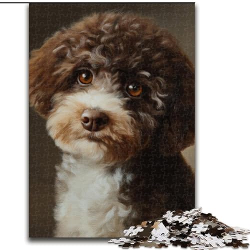 Hunde-Puzzle 1000 Teile für Teenager-Geschenke, dekomprimierendes intellektuelles Lernspielzeug, Lernspiel für Geburtstag, Weihnachten (26x38cm) von LYXIANY