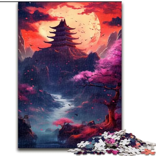 Japanische Stadtlandschaften, 1000-teiliges Puzzle für Erwachsene, Holzpuzzle für Erwachsene, anspruchsvolles DIY-Denkspiel für Teenager, Größe 50x75cm Japanische Stadtlandschaften, 1000-teiliges Puzzle für Erwachsene, Holzpuzzle für Erwachsene, anspruchsvolles DIY-Denkspiel für Teenager, Größe 50x75cm von LYXIANY