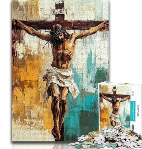 Jesus 1000-teiliges Puzzle für Erwachsene und Jugendliche, Quizspiel, Wanddekoration, einzigartige Geburtstags, 50x75cm Jesus 1000-teiliges Puzzle für Erwachsene und Jugendliche, Quizspiel, Wanddekoration, einzigartige Geburtstags, 50x75cm von LYXIANY