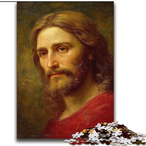 Jesus-Puzzles für Teenager, Lernspiele zum Selbermachen, Spielzeug mit passendem Poster und Quizblatt für Kinder ab 14 Jahren (70x100cm) von LYXIANY