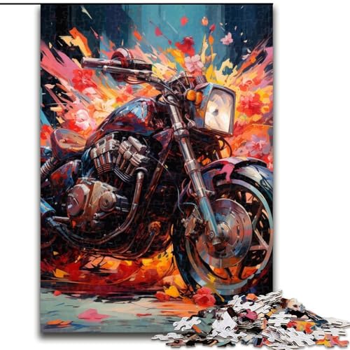JigsawPuzzle 1000 Teile für Erwachsene, Motorrad-Puzzles für Erwachsene, 26x38cm, Gehirn-Herausforderung, Geschenk, pädagogische Aktivität für Teenager JigsawPuzzle 1000 Teile für Erwachsene, Motorrad-Puzzles für Erwachsene, 26x38cm, Gehirn-Herausforderung, Geschenk, pädagogische Aktivität für Teenager von LYXIANY