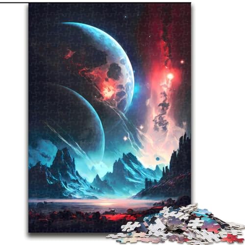 JigsawPuzzle 1000 Teile für Erwachsene Galaktisches Universum entdecken Puzzle Familienaktivitätsspiel für Teenager, anspruchsvolles Denkspiel (Größe: 50x75cm) von LYXIANY