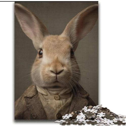 Kaninchen-Puzzle, 2000 Teile, für Erwachsene, Herausforderung für die Gehirnintelligenz, süchtig machendes Spielzeug, Geburtstagsgeschenk für Kinder ab 14 Jahren (70x100cm) von LYXIANY