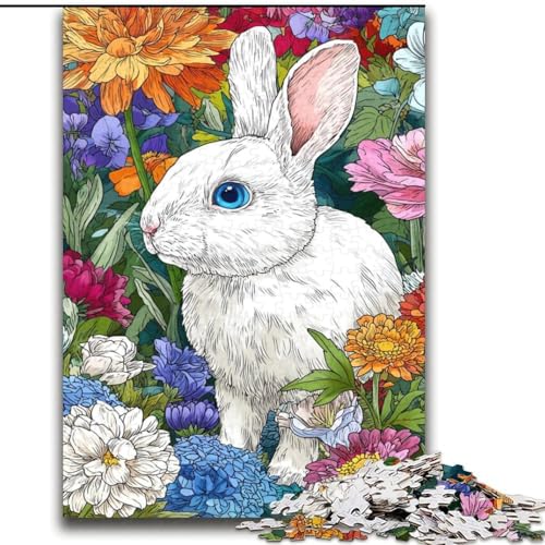 Kaninchen-Puzzle, 2000 Teile, für Jugendliche ab 14 Jahren, Geschenkideen zur Heimdekoration (70x100cm) von LYXIANY