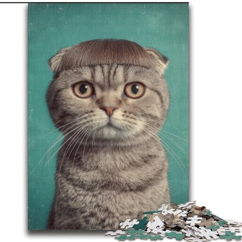 Katzen-Puzzle, 2000 Teile, für Jugendliche ab 14 Jahren, Wanddekoration, Weihnachts- und Geburtstagsgeschenk (70x100cm) von LYXIANY