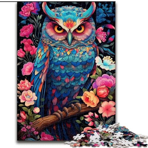 Kirschblüten- und Panda-Puzzle, 1000 Teile, für Teenager, anspruchsvolles Spiel und Familienspiel, Eltern-Kind-Interaktion (26x38cm) von LYXIANY