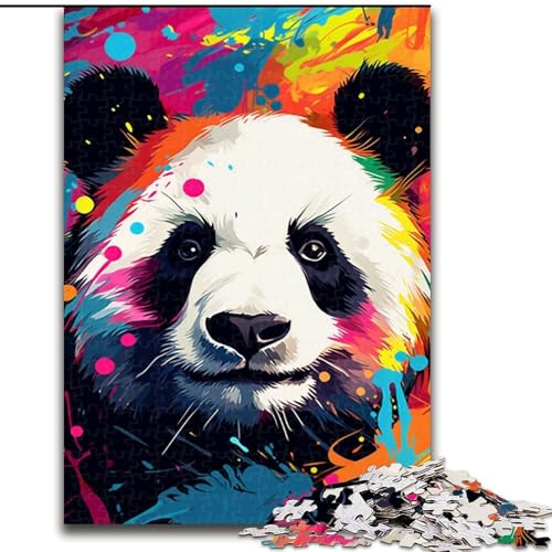 Kirschblüten- und Panda-Puzzle, 1000 Teile, pädagogisches Denkspiel, künstlerische Heim- und Bürodekoration, ab 14 Jahren, Größe 50x75cm Kirschblüten- und Panda-Puzzle, 1000 Teile, pädagogisches Denkspiel, künstlerische Heim- und Bürodekoration, ab 14 Jahren, Größe 50x75cm von LYXIANY