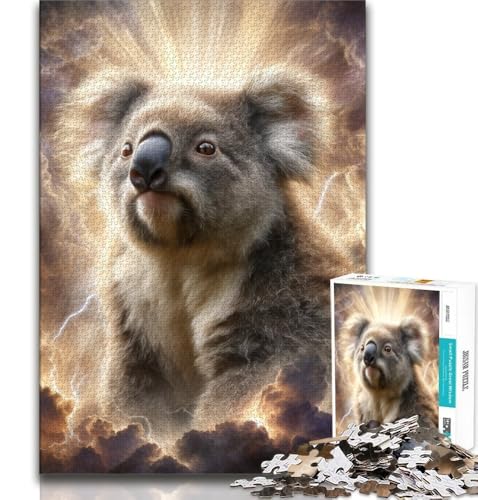 Koala-Puzzle mit 1000 Teilen für Erwachsene und Jugendliche, Denkspiel, Wanddekoration, einzigartige Geburtstags (50x75cm) von LYXIANY