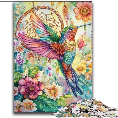 Kolibri-Puzzle für Teenager, 2000 Teile, Lernspielzeug, lustige Familienspiele, einzigartige Heimdekoration (70x100cm) von LYXIANY