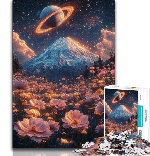 Kosmische Landschaftspuzzles für Teenager, 1000-teiliges Puzzle, Lernspiele, Heimdekoration, Geschenk für die ganze Familie (50x75cm) von LYXIANY