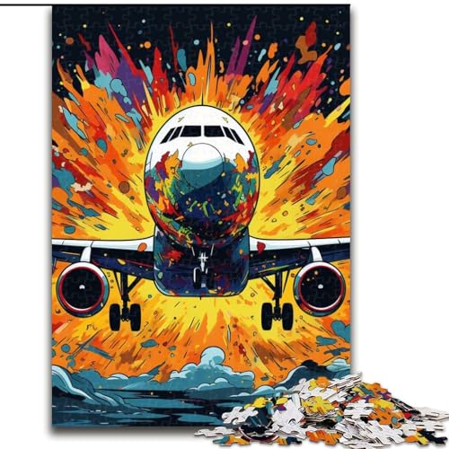 Kunst-Flugzeug-Puzzle, 1000 Teile, für Erwachsene, Papp-Puzzle für Teenager und Jugendliche, ideales Geburtstags, 26x38cm Kunst-Flugzeug-Puzzle, 1000 Teile, für Erwachsene, Papp-Puzzle für Teenager und Jugendliche, ideales Geburtstags, 26x38cm von LYXIANY