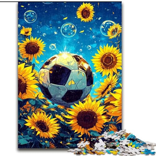 Kunst-Fußball-Puzzles für Teenager, 1000 Teile, Lernspiele, Heimdekoration, einzigartige Heimdekoration und Geschenke, 50x75cm Kunst-Fußball-Puzzles für Teenager, 1000 Teile, Lernspiele, Heimdekoration, einzigartige Heimdekoration und Geschenke, 50x75cm von LYXIANY