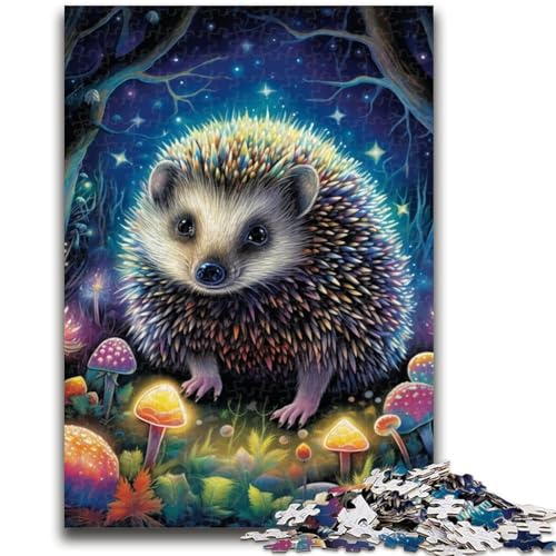 Kunst-Igel-Puzzles für Erwachsene und Teenager Entspannungsspiele ganze Familie (38x26cm) von LYXIANY