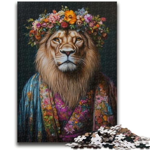 Löwen-Puzzles für Erwachsene und Teenager, Puzzle, Spielzeug, Lernspiele, Stressabbau, tolle Geschenke und Spielzeuge (38x26cm) von LYXIANY