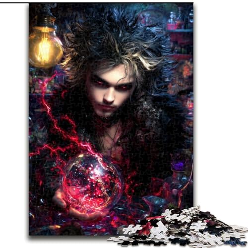 Magic Wizard Puzzle für Erwachsene, 1000 Teile, anspruchsvolles Spiel und Lernspiel für die ganze Familie zum Geburtstag, Weihnachten, 50x75cm Magic Wizard Puzzle für Erwachsene, 1000 Teile, anspruchsvolles Spiel und Lernspiel für die ganze Familie zum Geburtstag, Weihnachten, 50x75cm von LYXIANY