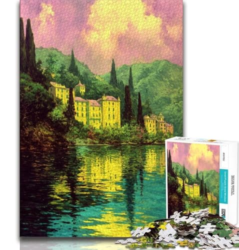 Malen, 1000-teiliges Puzzle für Erwachsene und Jugendliche, anspruchsvolles Spiel, ganze Familie (38x26cm) von LYXIANY