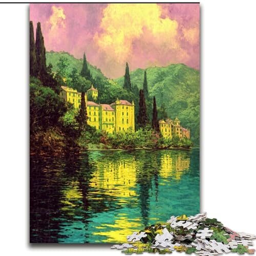 Malen 1000-teiliges Puzzle für Teenager, geeignet für Personen ab 14 Jahren, Geschenkideen zur Heimdekoration (50x75cm) von LYXIANY