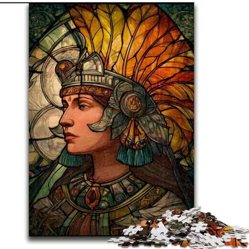 Maya-Priesterin-Puzzle, 1000 Teile, für Teenager, Familienaktivität, Spaß zu Hause, Geburtstagsgeschenk, Reisegeschenk (50x75cm) von LYXIANY