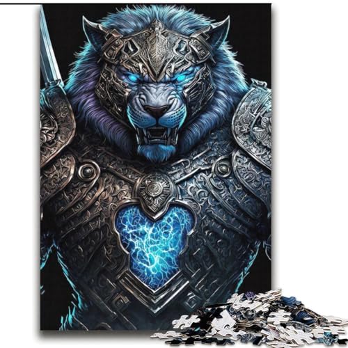 Mechanischer Tiger, 2000-teiliges Puzzle für Erwachsene, Geschenke, Lernspiele, DIY-Spielzeug mit passendem Poster und Quizblatt für Kinder ab 14 Jahren (70x100cm) von LYXIANY