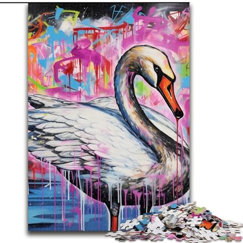 Mgraffiti Painting Yak 1000-teiliges Puzzle für Erwachsene, anspruchsvolles Denkspiel für Teenager, Spaß für den Familienspieleabend, 26x38cm Mgraffiti Painting Yak 1000-teiliges Puzzle für Erwachsene, anspruchsvolles Denkspiel für Teenager, Spaß für den Familienspieleabend, 26x38cm von LYXIANY
