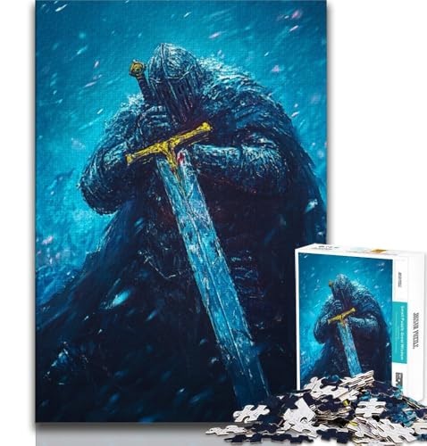 Mittelalterliche Ritter-Puzzles für Erwachsene, 1000-teiliges Puzzle, Denkspiel, Wanddekoration, einzigartige Geburtstags, 50x75cm Mittelalterliche Ritter-Puzzles für Erwachsene, 1000-teiliges Puzzle, Denkspiel, Wanddekoration, einzigartige Geburtstags, 50x75cm von LYXIANY