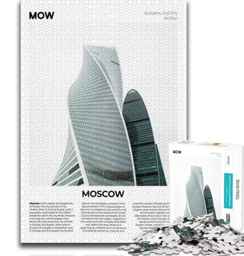 Moskauer Puzzle für Teenager, 1000 Teile, hilft dem Gehirn, süchtig machendes Spielzeug zu trainieren, um Geduld zu fördern, EIN Kunstwerk, 38x26cm Moskauer Puzzle für Teenager, 1000 Teile, hilft dem Gehirn, süchtig machendes Spielzeug zu trainieren, um Geduld zu fördern, EIN Kunstwerk, 38x26cm von LYXIANY