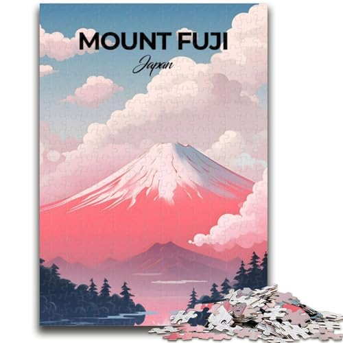 Mount Fuji Puzzle für Erwachsene, 1000 Teile, Familienspiel zum Stressabbau, schwierige Herausforderung, Geschenke für Freunde und Familie, 1000 Teile (26x38cm) von LYXIANY