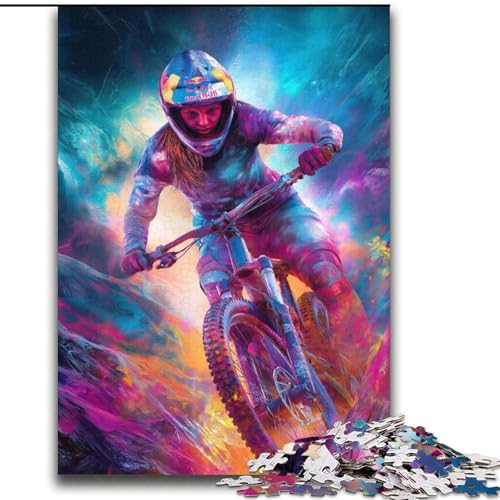 Mountainbike-Puzzle 2000 Teile für Erwachsene, Geschenke für 14+, Trainieren Sie Ihr Gehirn und Ihre Hände, Weihnachtsspielgeschenke (70x100cm) von LYXIANY
