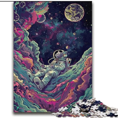 Musik-Astronauten-Puzzle für Erwachsene, 2000 Teile, Spielzeug, Lernspiele, Stressabbau, Wichtelgeschenke für Kinder ab 14 Jahren (70x100cm) von LYXIANY