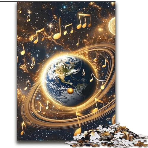 Musik-Galaxie-Erde-Puzzles für Erwachsene 2000, Mustermontage-Angebot als Geschenk für die ganze Familie, geeignet für Kinder ab 14 Jahren (70x100cm) von LYXIANY