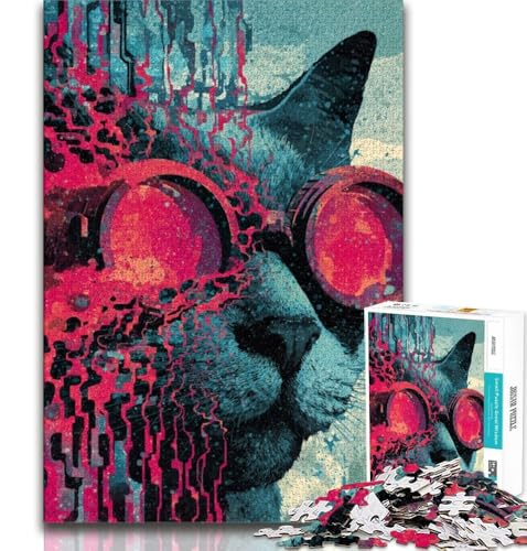 Mysteriöse Skulptur-Kunst-Puzzles für Teenager, 1000-teiliges Puzzle, Denkspiel, Wanddekoration, einzigartige Geburtstags (75x50cm) von LYXIANY