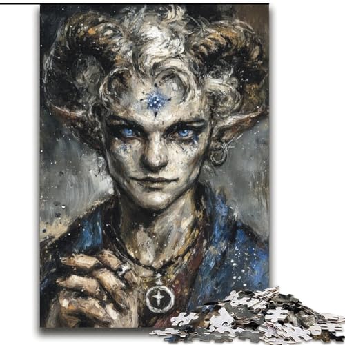 Mysteriöses Elfenmädchen-Puzzle für Erwachsene, 2000 Teile, geeignet für Kinder ab 14 Jahren, Geschenkideen zur Verbesserung des Gedächtnisses (70x100cm) von LYXIANY