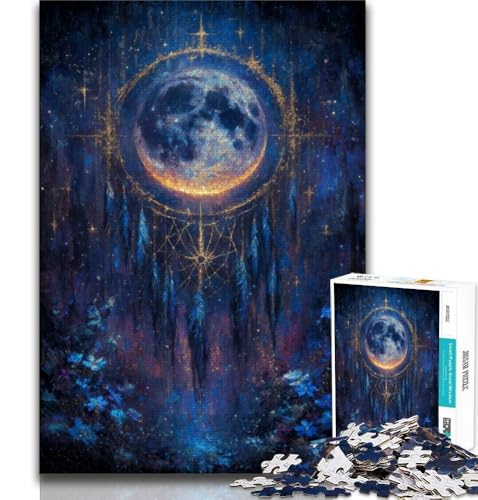 Mystischer Traumfänger-Puzzle für Teenager, 1000 Teile, Lernspielzeug, Familienspiele, Geburtstagsgeschenk, Geschenke (50x75cm) von LYXIANY