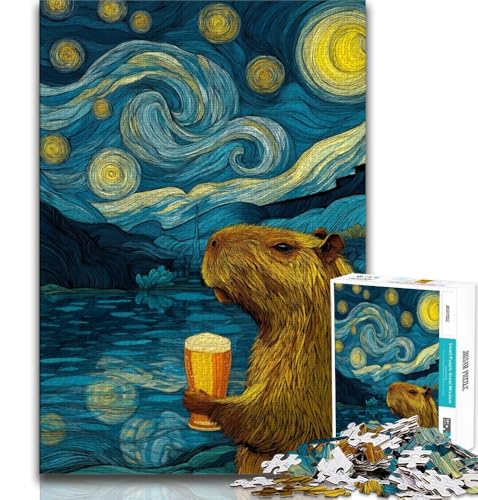 Nachthimmel-Frosch, 1000-teiliges Puzzle für Erwachsene und Jugendliche, Lernspielzeug, Familienspiele, Geburtstagsgeschenk, Geschenke, 50x75cm Nachthimmel-Frosch, 1000-teiliges Puzzle für Erwachsene und Jugendliche, Lernspielzeug, Familienspiele, Geburtstagsgeschenk, Geschenke, 50x75cm von LYXIANY