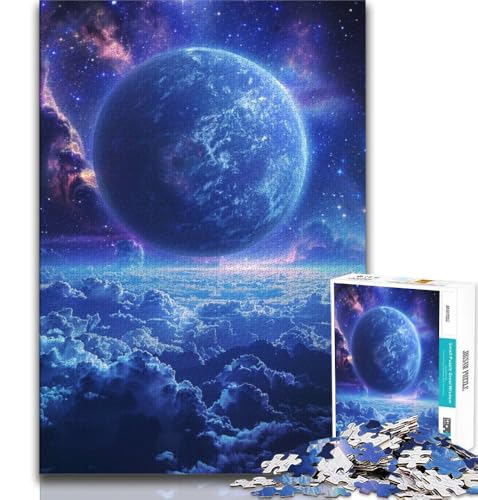 Nachthimmel-Planeten-Puzzle für Erwachsene, 1000-teiliges Puzzle, Denkspiel, Wanddekoration, einzigartige Geburtstags, 38x26cm Nachthimmel-Planeten-Puzzle für Erwachsene, 1000-teiliges Puzzle, Denkspiel, Wanddekoration, einzigartige Geburtstags, 38x26cm von LYXIANY