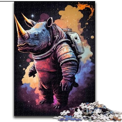 Nashorn-Puzzle, 1000 Teile, pädagogisches Denkspiel, künstlerische Heim- und Bürodekoration, ab 14 Jahren, Größe 50x75cm Nashorn-Puzzle, 1000 Teile, pädagogisches Denkspiel, künstlerische Heim- und Bürodekoration, ab 14 Jahren, Größe 50x75cm von LYXIANY