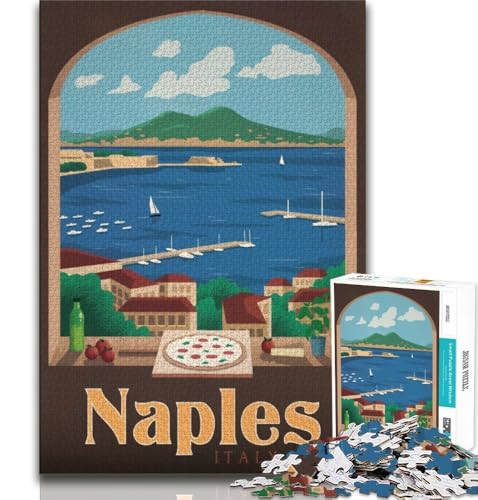 Neapel-Puzzle für Erwachsene, 1000 Teile, Familienspiel zum Stressabbau, schwierige Herausforderung, tolle Geschenke und Spielzeuge, 50x75cm Neapel-Puzzle für Erwachsene, 1000 Teile, Familienspiel zum Stressabbau, schwierige Herausforderung, tolle Geschenke und Spielzeuge, 50x75cm von LYXIANY