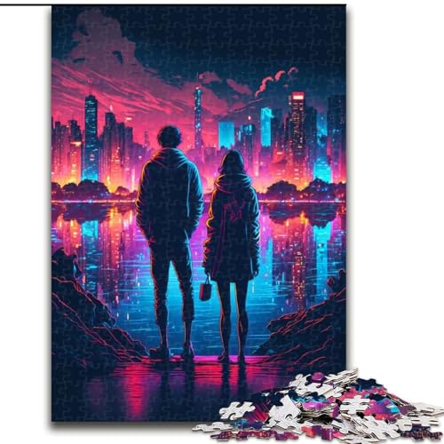 Neon-Landschaftspuzzle, 1000 Teile, pädagogisches Denkspiel, künstlerische Heim- und Bürodekoration, ab 14 Jahren, Größe 50x75cm Neon-Landschaftspuzzle, 1000 Teile, pädagogisches Denkspiel, künstlerische Heim- und Bürodekoration, ab 14 Jahren, Größe 50x75cm von LYXIANY