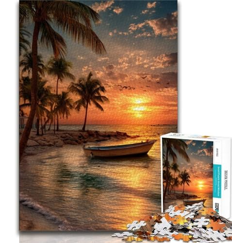 Ocean View 1000-teiliges Puzzle für Teenager, Familienspiel zum Stressabbau, schwierige Herausforderung, tolle Geschenke und Spielzeuge (50x75cm) von LYXIANY